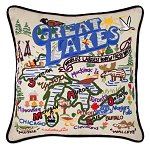 Great Lakes Pillow<br> by catstudio
